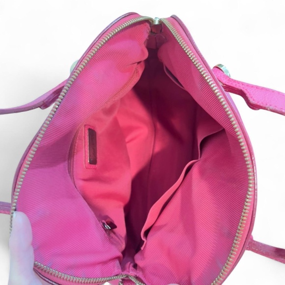 Furla Piper M Dome Handbag in Fuchsia - Picture 9 of 14